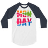 monday crossed out 3/4 Sleeve Shirt
