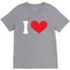 i heart customize it V-Neck Tee