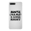 personalised auntie iPhone 7 Plus Case