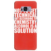 alcohol is a solution funny t shirt geek science alcohol shirt party b Samsung Galaxy S8 Plus
