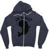 oh whale! Zipper Hoodie