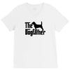 the dogfather beagle V-Neck Tee