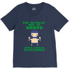 pixel art daddy V-Neck Tee