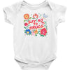 learn from the flowers Baby Bodysuit