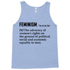 Feminism Noun Tank Top