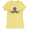 flight of the octopus Ladies Fitted T-Shirt