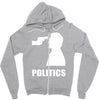 politics Zipper Hoodie