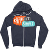 it simple Zipper Hoodie