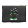 lymphoma awareness story Accessory Pouches