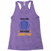 police mom  i rised mine Racerback Tank