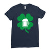 drink and irish Ladies Fitted T-Shirt