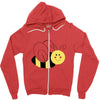 cute bee Zipper Hoodie