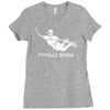 totally board skateboard Ladies Fitted T-Shirt