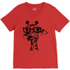 nerd giraffe V-Neck Tee