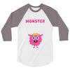 Creating a Lil Monster Baby Girl 3/4 Sleeve Shirt