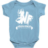 vegeta fitness gym Baby Onesie