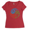 balance of power clearance Women's Triblend Scoop T-shirt