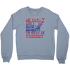 my cat and i stay in tonight Crewneck Sweatshirt