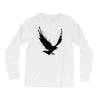 black raven with red eye Long Sleeve Shirts