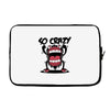 so crazy Laptop sleeve