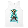 pizza shark graphic Tank Top