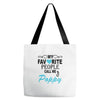 my favorite people call me poppy Tote Bags
