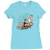 scientific paradox goes boink Ladies Fitted T-Shirt
