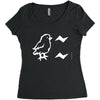 chicken say ciit cit Women's Triblend Scoop T-shirt