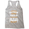 Super Cool Mother In Law Of A Freaking Awesome Son In Law Racerback Tank