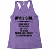 Super April Girl Racerback Tank