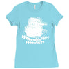 wheres my hos at santa claus Ladies Fitted T-Shirt