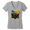 plastic debris Women's V-Neck T-Shirt