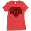 super mom 2 Ladies Fitted T-Shirt