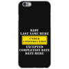 Under Construction Personalize Baby iPhone 6/6s Case