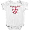 happy holidays Baby Bodysuit