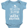 You Cant Scare Me I am Biker Brother Baby Onesie