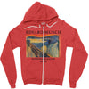 Edvard Munch Skrik Zipper Hoodie