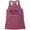 you can't scare me i'm a mother Racerback Tank