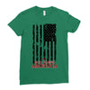 god bless america Ladies Fitted T-Shirt