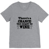 might be wine V-Neck Tee