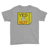 yes our no Youth Tee