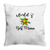 world's best mama Throw Pillow