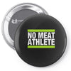 no meat athlete! Pin-back button