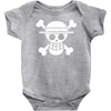 onepiece  straw hat crew flag luffy pirates anime Baby Onesie
