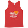 my heart basketball Tank Top