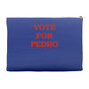 vote for pedro ringer t shirt napoleon dynamite ninja skills Accessory Pouches