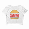 Burger Queen Veggie Crop Top