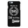 made in 1945 70 years of being awesome iPhone 6 Plus/6s Plus Case