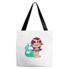 little ugly mermaid Tote Bags