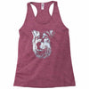 round neck dog wolf Racerback Tank